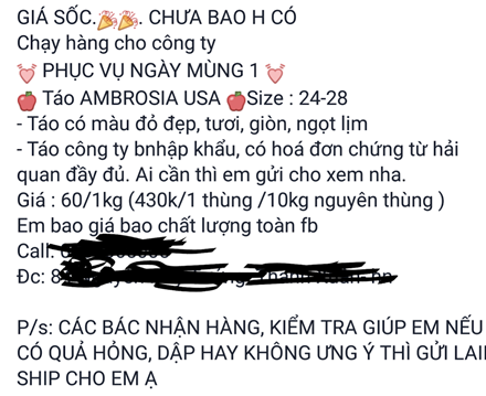 Nghi ngại táo Mỹ giá rẻ