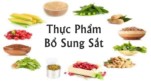 dinh dưỡng cho trẻ thiếu sắt