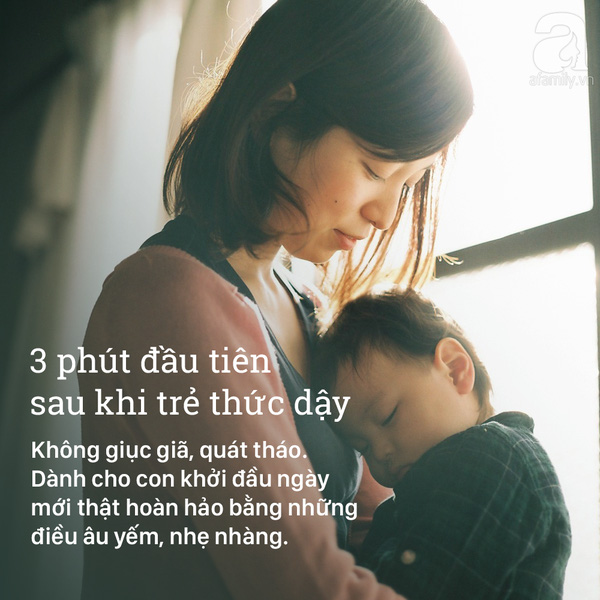 9 phút quan trọng nhất trong một ngày của trẻ